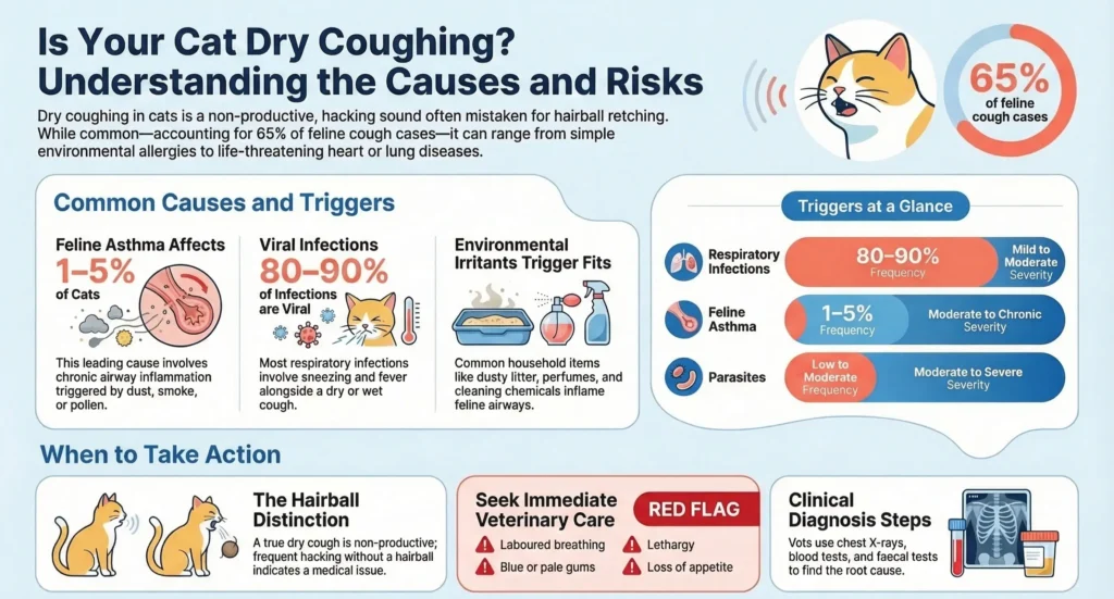 Why Is My Cat Dry Coughing