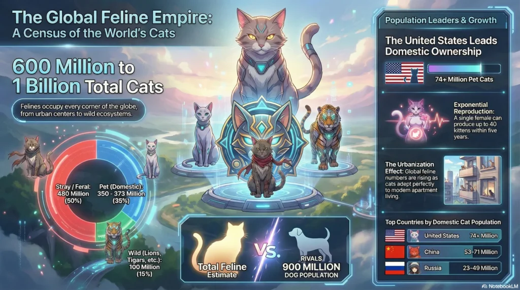 How Many Cats Are in the World