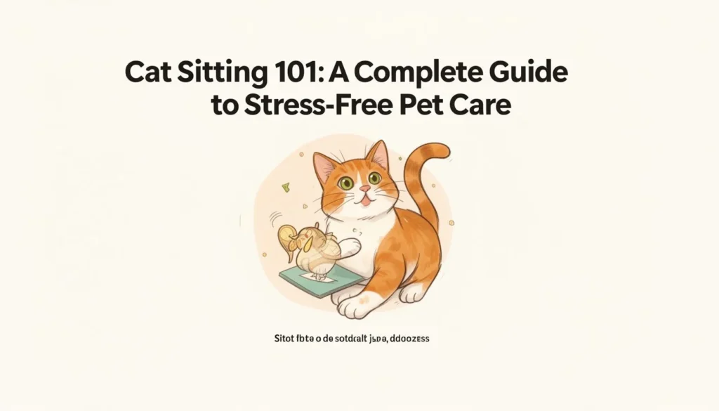 cat sitting — Cat Sitting 101: A Complete Guide to Stress-Free Pet Care