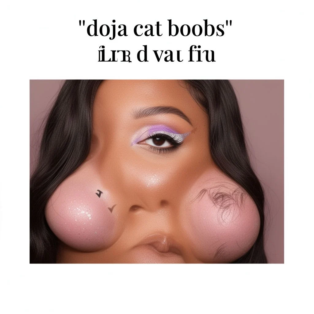 doja cat boobs illustration