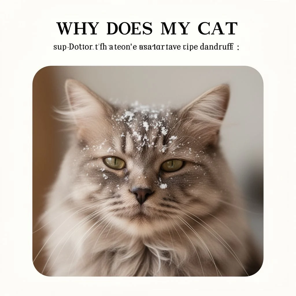 why does my cat have dandruff illustration