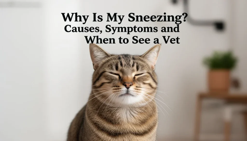 why is my cat sneezing — Why Is My Cat Sneezing? Causes, Symptoms, and When to See a Vet