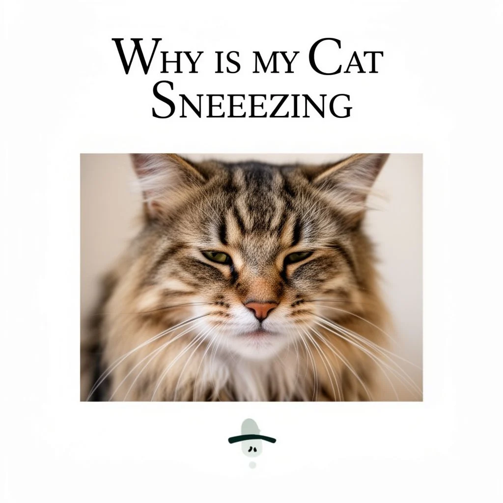 why is my cat sneezing illustration