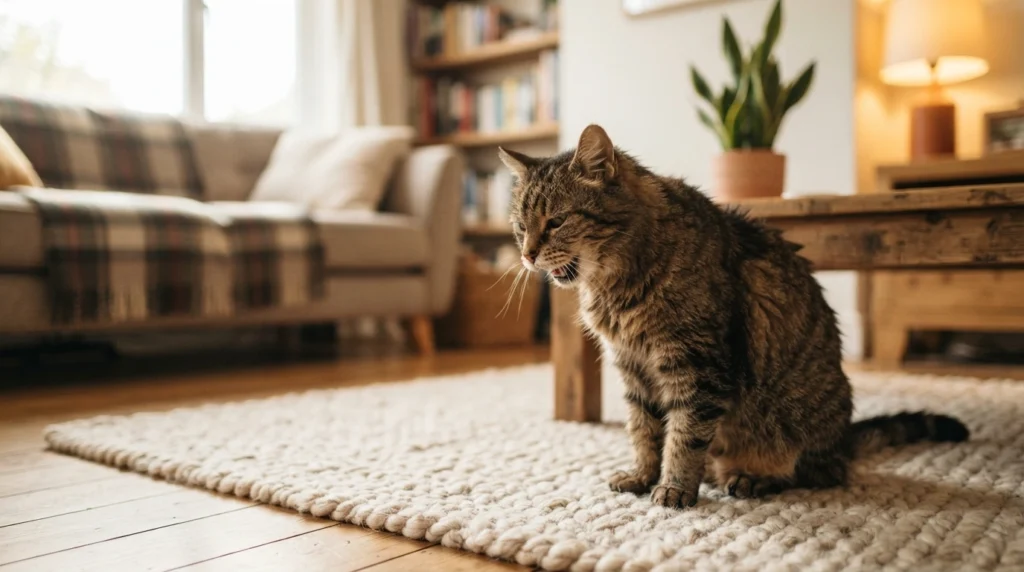 cat coughing