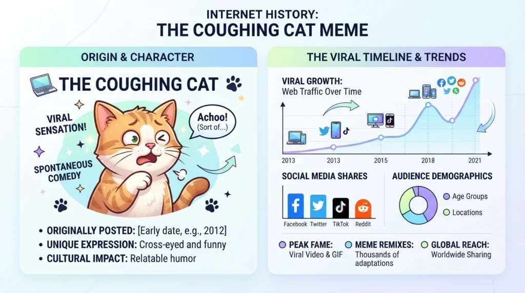 cat coughing meme