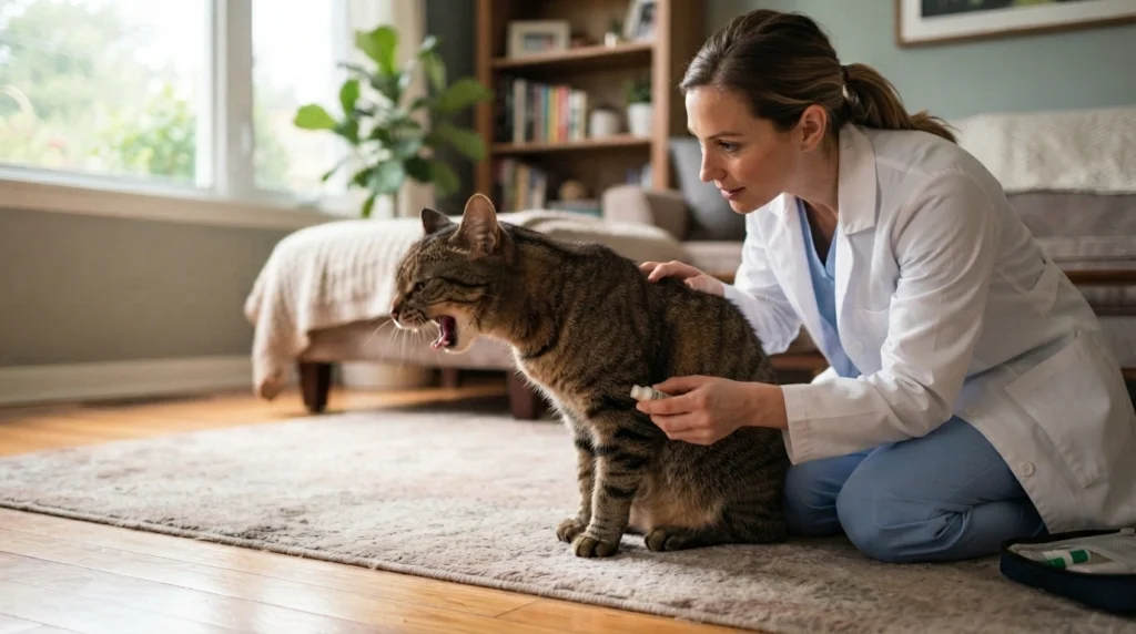 why does my cat keep coughing