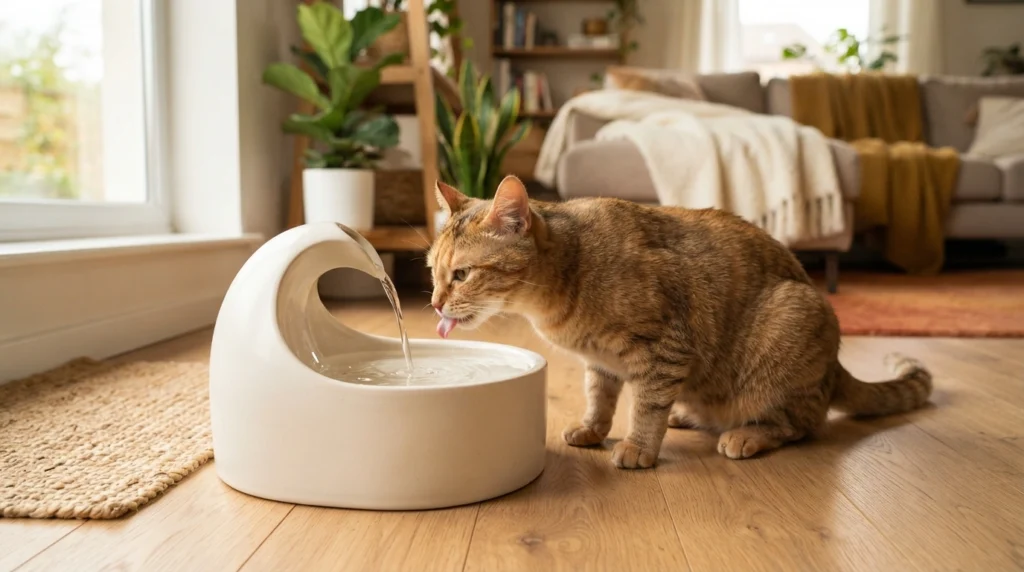 cat water fountain